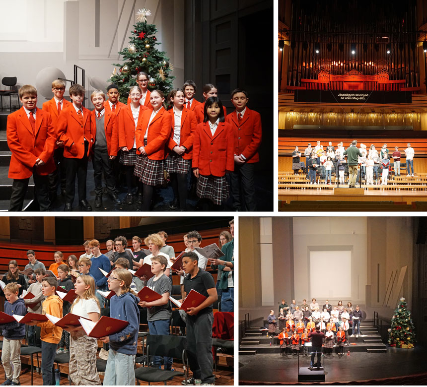 choristers on a choir tour in germany